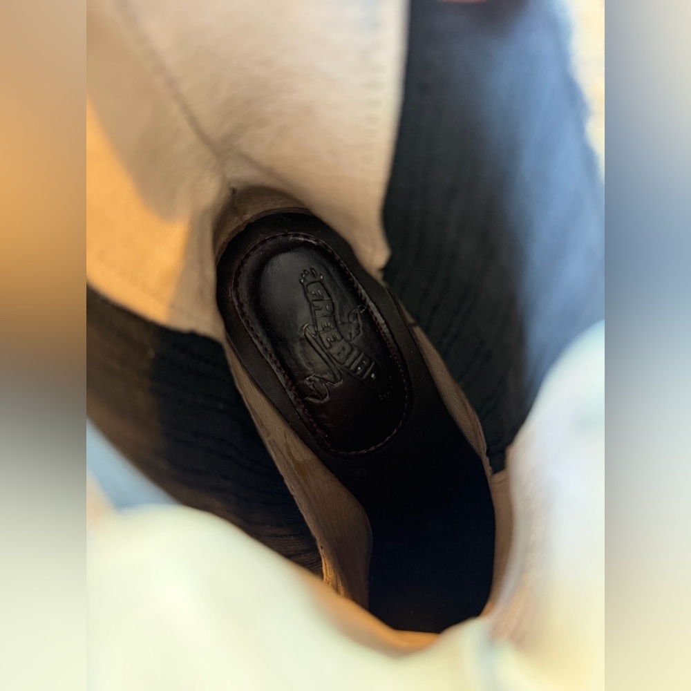 Freebird Janelle Boots 7 Leather Ankle Western Stacked Heel Made Mexico Distress - Picture 7 of 12